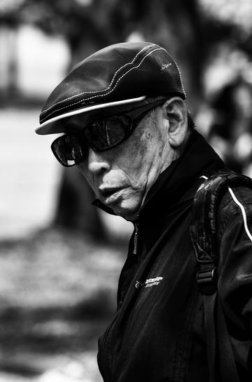 Portrait photography example: A face that's seen more streets than I ever will.